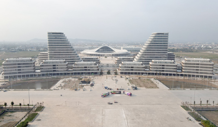 Toàn cảnh Trung tâm Chính trị - Hành chính TP Hải Phòng 2.830 tỷ sắp hoàn thiện