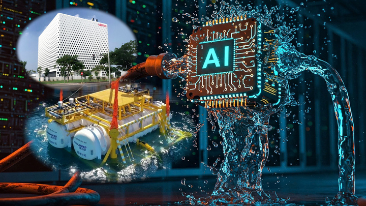 Công ty tìm mọi cách để 'hạ hoả' AI, phải dìm cả máy chủ xuống biển