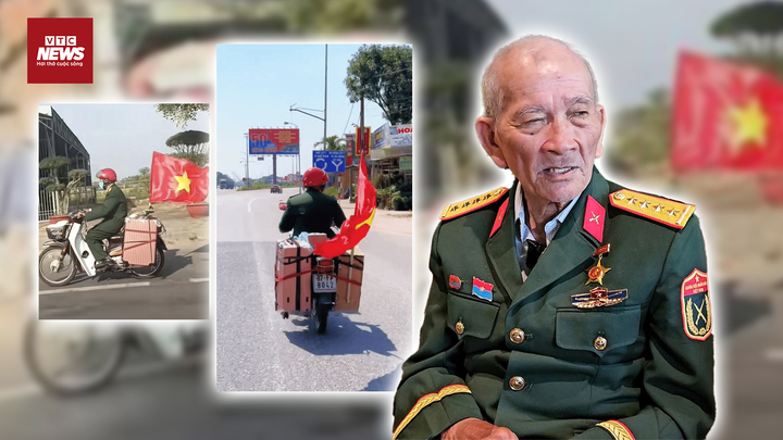 Lý do cựu chiến binh U80 đi xe máy vượt 1.300km từ Nghệ An vào TP.HCM xem diễu binh 30/4