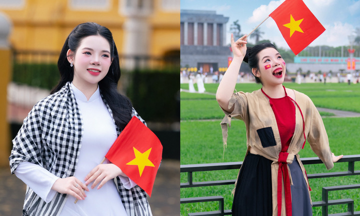 Con gái Thanh Thanh Hiền gây sốt với màn hoá thân Thị Nở yêu nước