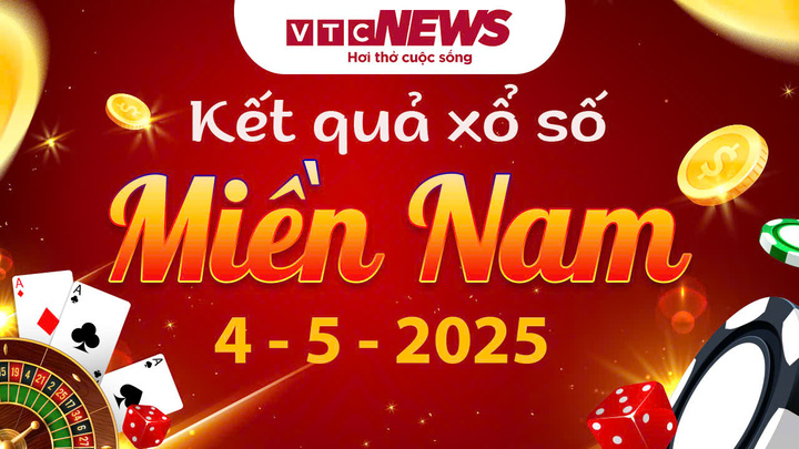 XSMN 4/5 - Trực tiếp kết quả xổ số miền Nam hôm nay 4/5/2025