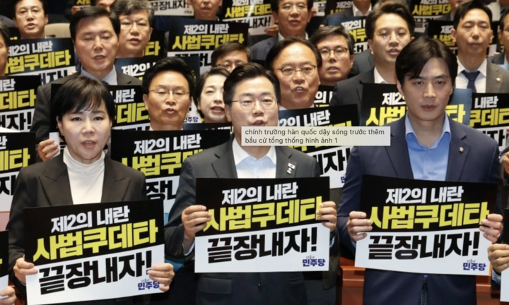 Chính trường Hàn Quốc dậy sóng trước thềm bầu cử Tổng thống