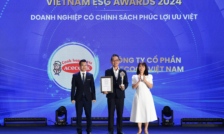 Acecook Việt Nam được vinh danh tại Viet Nam ESG Awards nhờ chính sách phúc lợi