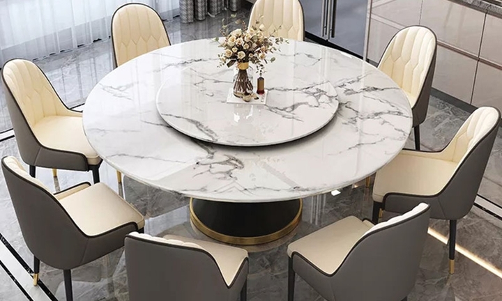 Chọn bàn ăn chữ nhật hay tròn cho không gian bếp?