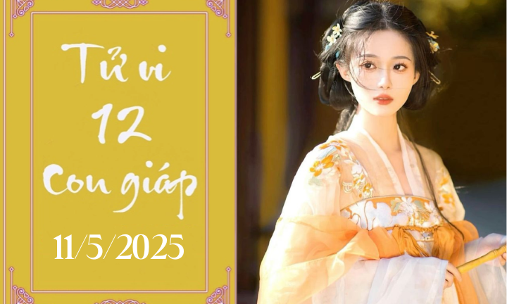 Tử vi 12 con giáp hôm nay ngày 11/5/2025: Thìn khó khăn, Ngọ tiêu cực 