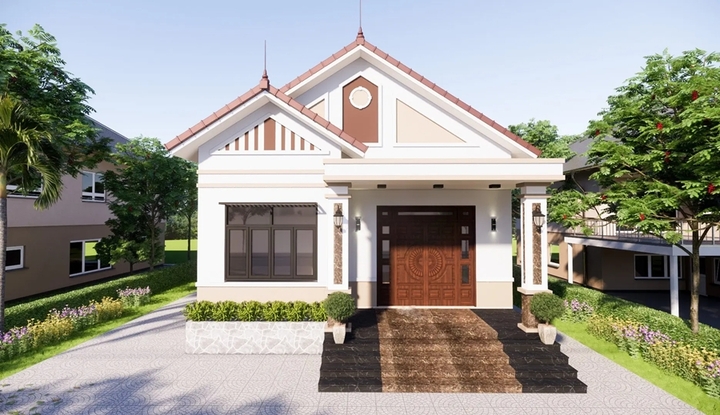 Xây nhà mái Thái 1 tầng hết bao nhiêu tiền? 