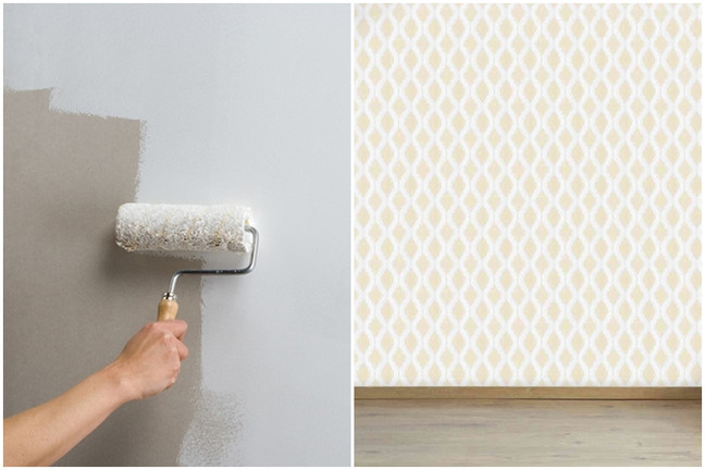 Nên sơn tường hay dùng giấy dán tường để tiết kiệm? 
