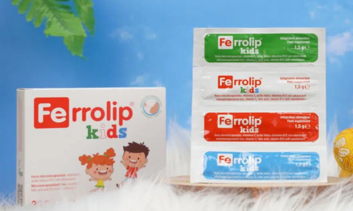 Giới thiệu dòng sắt bao vi nang Ferrolip Kids cho bé 