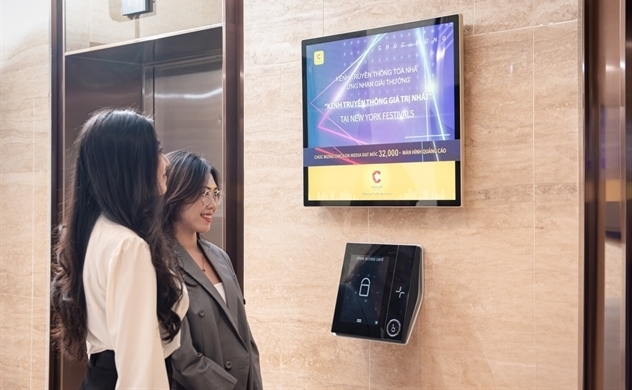 Truyền thông thang máy KTS: Để thương hiệu không vô hình giữa 'biển' quảng cáo