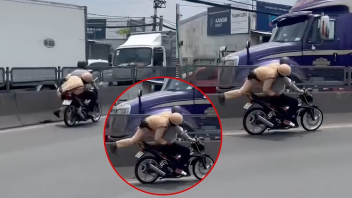 Xác minh clip 'CSGT bám yên xe, khống chế người vi phạm' ở TP.HCM