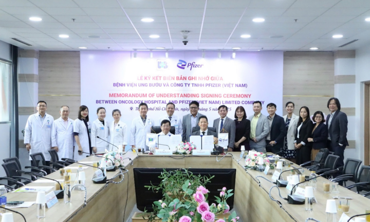 Pfizer Việt Nam hợp tác BV Ung Bướu TP.HCM nâng cao chăm sóc bệnh nhân ung thư