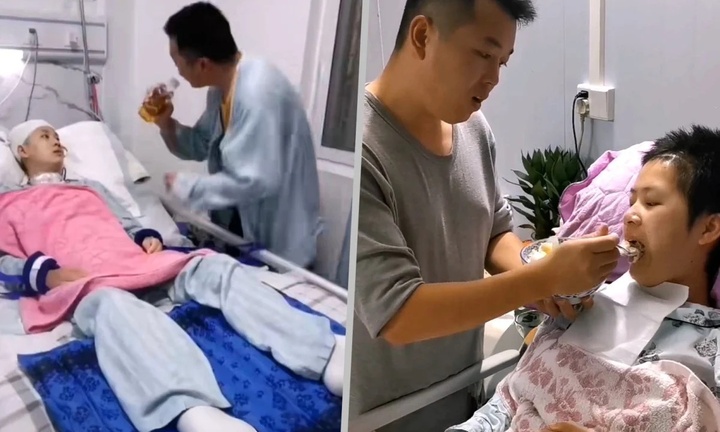 Vợ u não sống thực vật, chồng hát, nhảy mỗi ngày để đánh thức và phép màu xảy ra