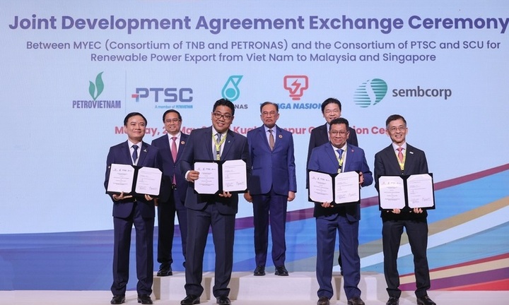 Việt Nam thỏa thuận xuất khẩu điện sạch sang Malaysia và Singapore