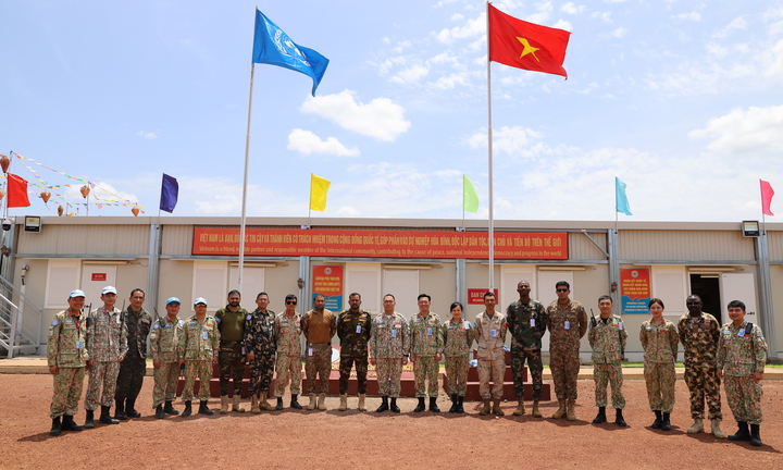  Công binh Việt Nam tạo nhiều dấu ấn khi làm nhiệm vụ gìn giữ hòa bình quốc tế