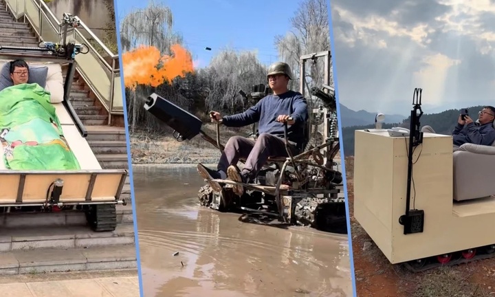 'Dị nhân' trên núi cao chế tạo 300 chiếc xe kỳ lạ trong 7 năm