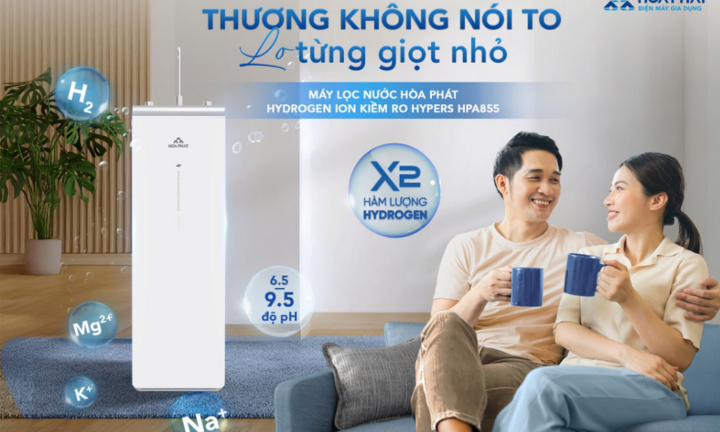 Hòa Phát trình làng dòng máy lọc nước hoàn toàn mới