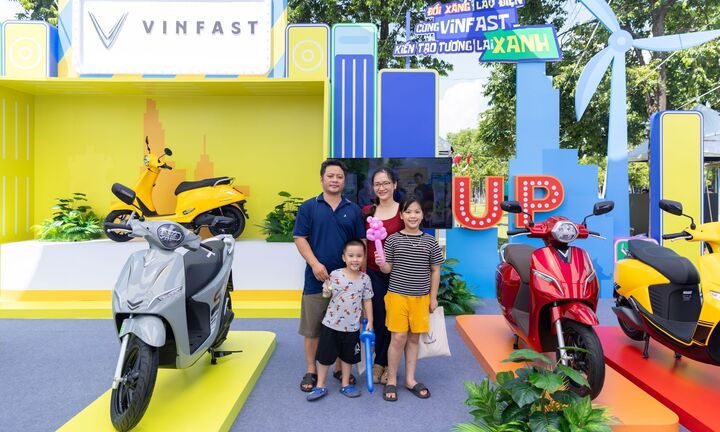Xe máy VinFast chinh phục người dùng thành phố biển: Nhỏ gọn, tiết kiệm