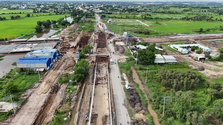 Toàn cảnh Vành đai 3 TP.HCM qua Củ Chi sau hơn 2 năm thi công