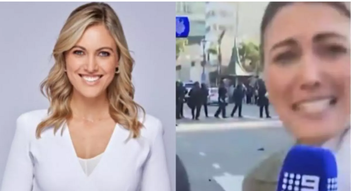 Khoảnh khắc nữ phóng viên bị bắn vào chân khi đưa tin biểu tình ở Los Angeles