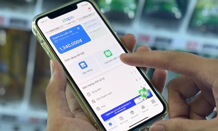 Điện thoại thành máy tính tiền, hộ kinh doanh dễ dàng tuân thủ quy định thuế