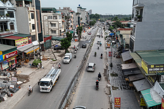 Đường hơn 2km ở Hà Nội làm gần một thập kỷ chưa xong