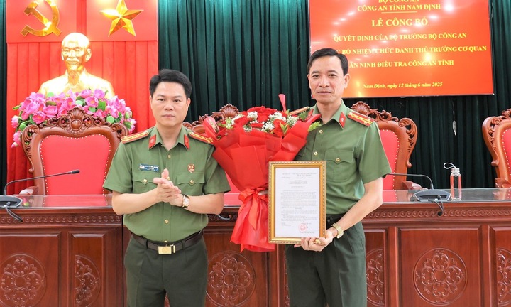 Đại tá Mai Đại Trưng làm Thủ trưởng Cơ quan An ninh điều tra Công an Nam Định