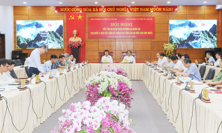 Hoàn thiện phương án nhân sự tỉnh Lào Cai mới sau hợp nhất