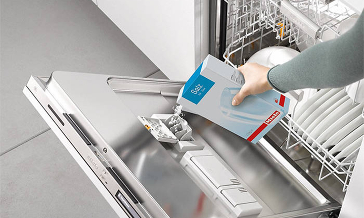 Máy rửa bát hết muối, điều gì sẽ xảy ra?