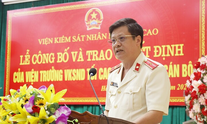 Viện KSND tỉnh Hà Tĩnh có tân Viện trưởng