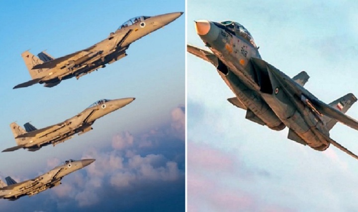 Không chiến 'đời cổ' ở hiện tại: F-14 Iran đối đầu F-15 Israel