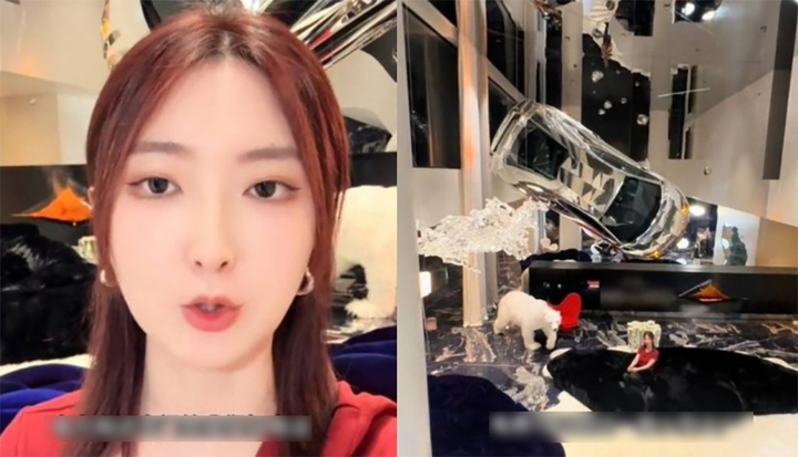 Treo siêu xe 29 tỷ đồng lên tường để khoe giàu, idol mạng bị khóa tài khoản