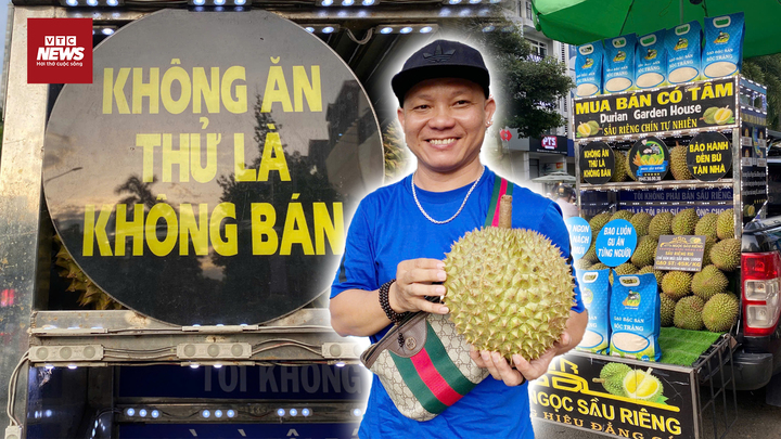 Xe sầu riêng 'không thử là không bán', bao luôn gu ăn của từng người ở TP.HCM