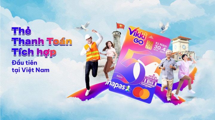 Nâng cấp thẻ chip - nhận ngàn ưu đãi với thẻ Thanh toán tích hợp VikkiGO