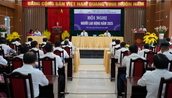 Công ty Cổ phần Thủy điện Sông Ba Hạ tổ chức Hội nghị người lao động năm 2025