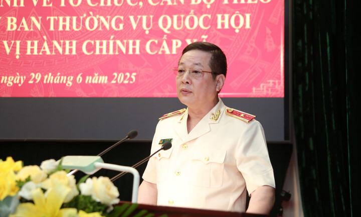 Thiếu tướng Bùi Đức Hải làm Giám đốc Công an Thái Nguyên sau hợp nhất