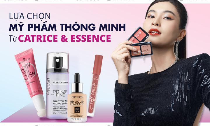Mùa hè rạng rỡ cùng lựa chọn mỹ phẩm thông minh từ Catrice và Essence
