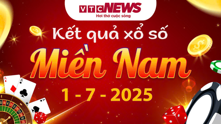 XSMN 1/7 - Trực tiếp kết quả xổ số miền Nam hôm nay 1/7/2025