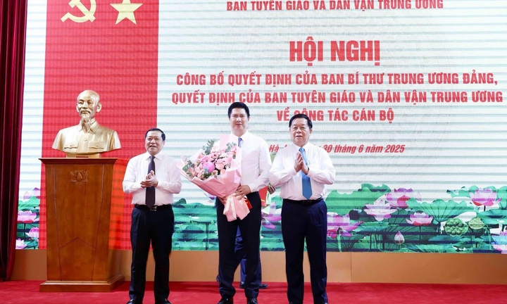 Ông Nguyễn Quế Lâm giữ chức Chánh Văn phòng Ban Tuyên giáo và Dân vận Trung ương