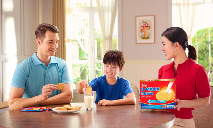 D-MAXX Marie - bánh quy sữa mới bổ sung Vitamin D và canxi
