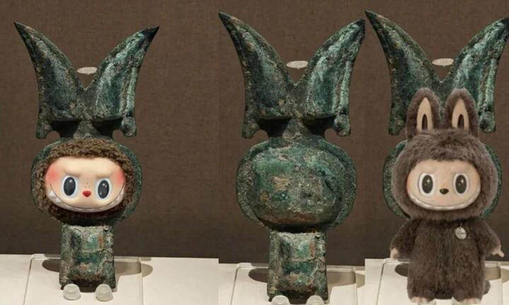 Cổ vật bằng đồng niên đại 2.200 năm bỗng nổi tiếng nhờ giống Labubu