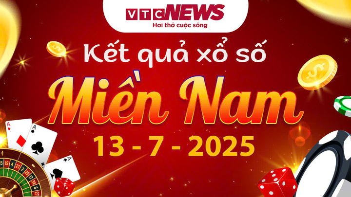 XSMN 13/7 - Trực tiếp kết quả xổ số miền Nam hôm nay 13/7/2025