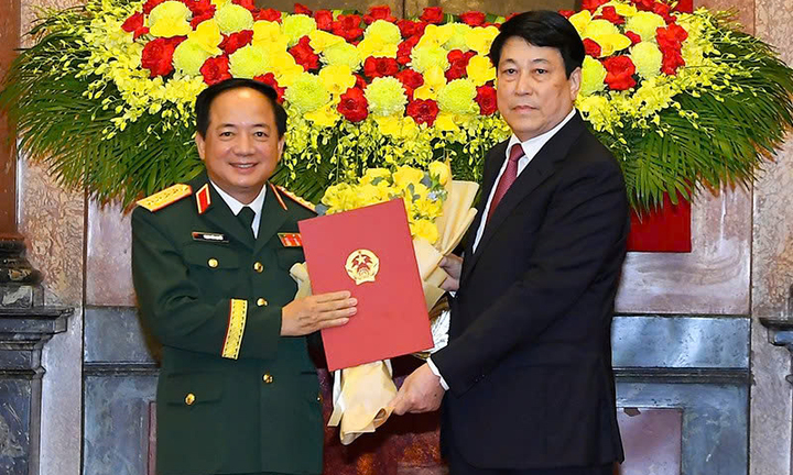 Chủ nhiệm Tổng cục Chính trị QĐND Việt Nam được thăng quân hàm Đại tướng