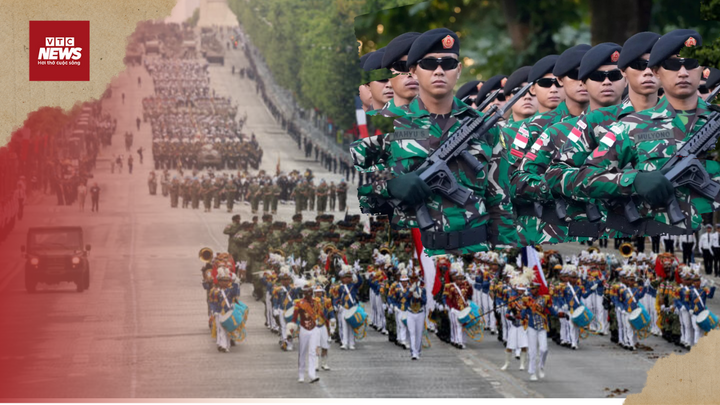 Quân đội Indonesia diễu binh ở Pháp 