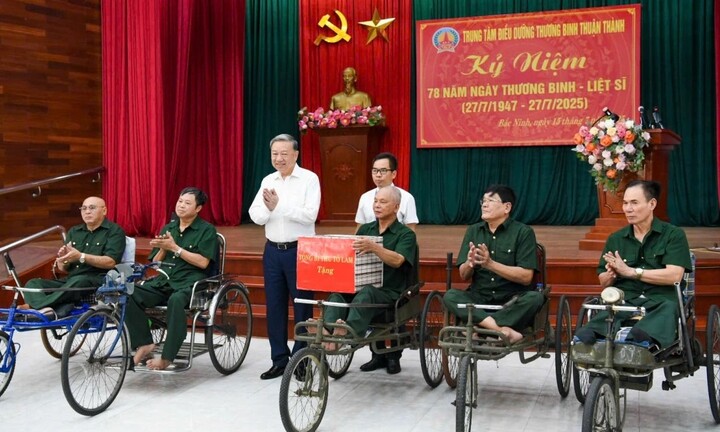 Tổng Bí thư Tô Lâm: Người có công với cách mạng là tài sản quý báu của dân tộc