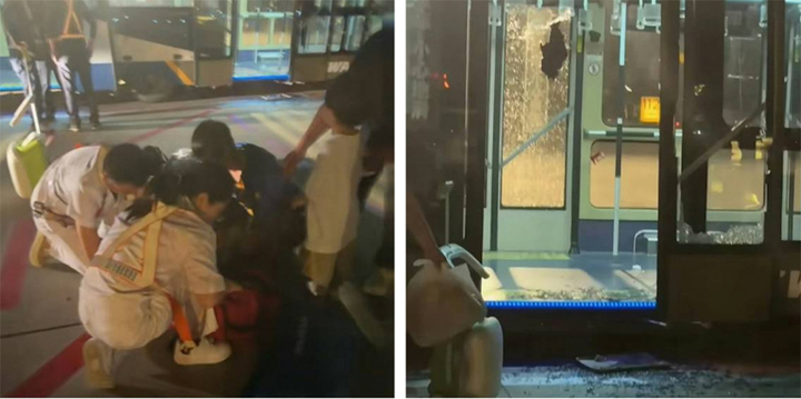 Tài xế khóa xe bỏ đi, hàng trăm khách ngạt thở trong xe buýt sân bay