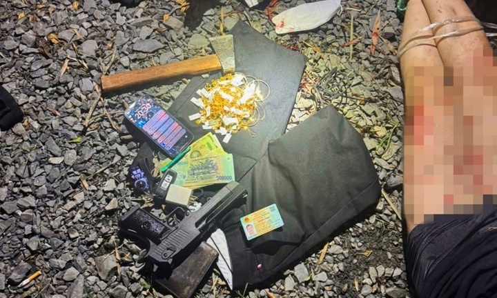 Bắt giữ nghi phạm dùng vật giống súng cướp tiệm vàng ở Tây Ninh