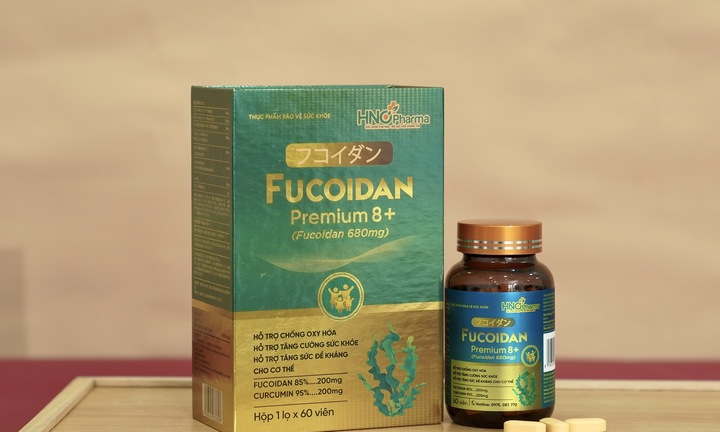 Fucoidan Premium 8 - công thức tăng cường sức khoẻ từ 8 dược liệu quý