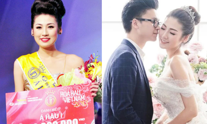 7 năm cưới chồng kém tuổi, Á hậu có gương mặt phúc hậu nhất Việt Nam giờ ra sao?