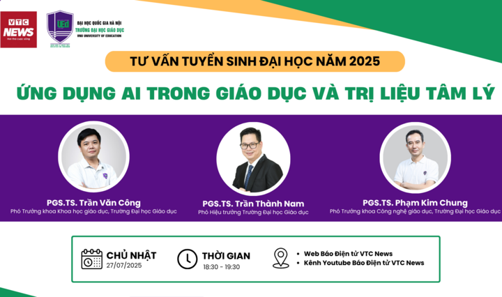Trực tiếp: Tư vấn tuyển sinh Đại học Giáo dục - Đại học Quốc gia Hà Nội