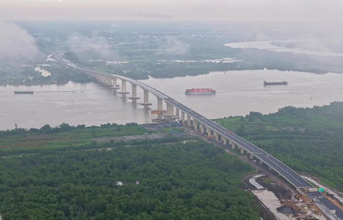 Cầu lớn nhất Vành đai 3 TP.HCM sắp thông xe, giảm tải cho cao tốc Long Thành